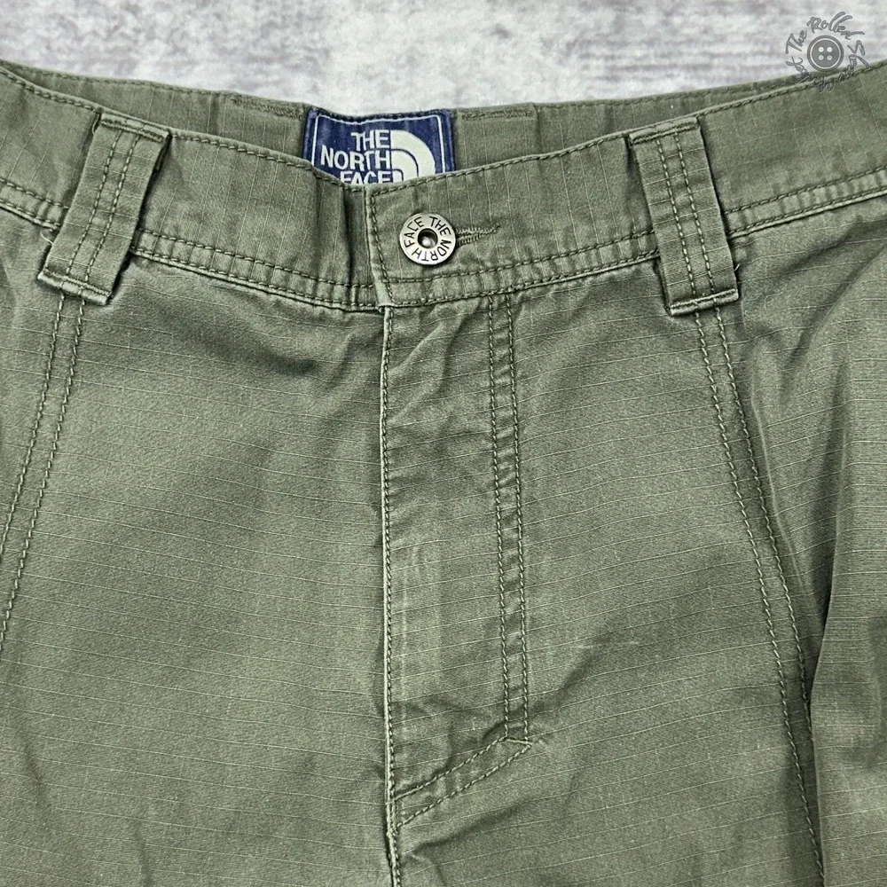 The North Face Cargo‎ Shorts Mens 34 Olive Green Cotton 11